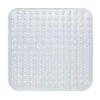 Carnation Home Fashions TM-ST-26 21 x 21 in. Stall Bubble Look Vinyl Bath Mat; Clear