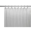 Carnation Home Fashions USC-10-ST-10 54 x 78 in. 10 Gauge Vinyl Shower Stall Curtain Liner with Metal Grommets & Reinforced Mesh Header; Frosty Clear
