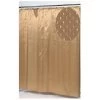 Carnation Home Fashions FSC-L-02 Lauren Dobby Fabric Shower Curtain - Gold