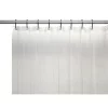 Livingquarters USC-4-26 4 Gauge Vinyl Shower Curtain Liner; Super Clear