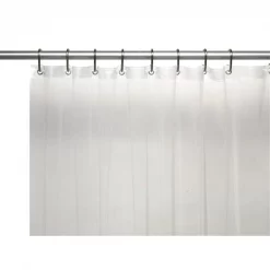 Carnation Home Fashions USC-4-26 4 Gauge Vinyl Shower Curtain Liner; Super Clear