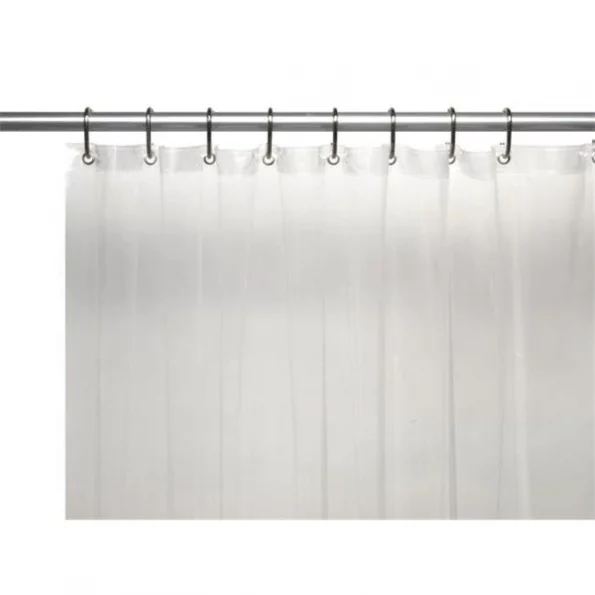 Carnation Home Fashions USC-4-26 4 Gauge Vinyl Shower Curtain Liner; Super Clear