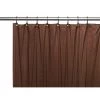 Carnation Home Fashions USC-3-13 3 Gauge Vinyl Shower Curtain Liner; Brown