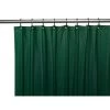 Carnation Home Fashions USC-3-27 3 Gauge Vinyl Shower Curtain Liner; Evergreen