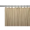 Carnation Home Fashions USC-3-44 3 Gauge Vinyl Shower Curtain Liner; Linen