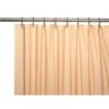 Carnation Home Fashions USC-4-30 4 Gauge Vinyl Shower Curtain Liner; Peach