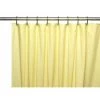 Livingquarters USC-8-12 8-gauge Anti Mildew Shower Curtain Liner; Yellow