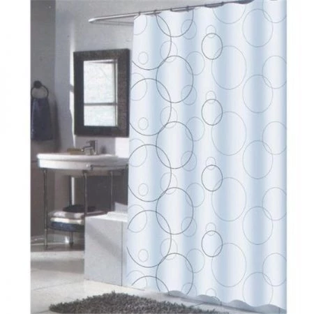 Carnation Home Fashions FSCXL-AVA Ava 100% Polyester Shower Curtain