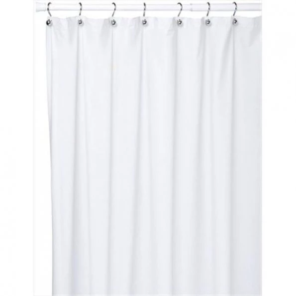 Carnation Home Fashions SC-108W-26 72" x 108" Wide Extra Wide Vinyl Shower Curtain – Clear