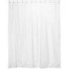 Carnation Home Fashions SC-84-10 72" x 84" Vinyl Shower Curtain Liner - Frost Clear