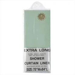 Carnation Home Fashions SC-84-42 72" x 84" Vinyl Shower Curtain Liner - Sage