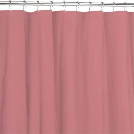 Carnation Home Fashions SC-FAB/28 70 in. x 72 in. Fabric Shower Curtain Liner - Rose