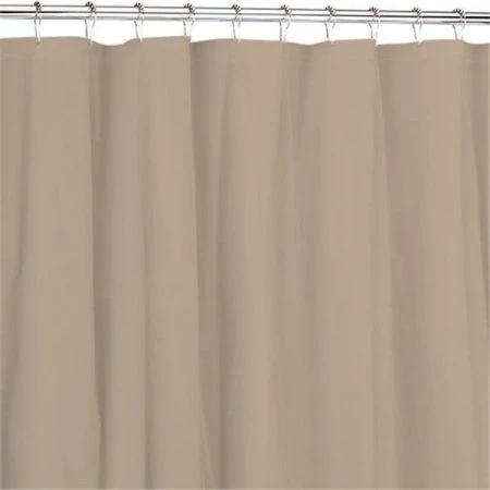 Carnation Home Fashions SC-FAB/44 70 in. x 72 in. Fabric Shower Curtain Liner - Linen
