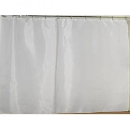 Carnation Home Fashions SC-FAB/108/21 70 in. x 72 in. Fabric Shower Curtain Liner - White