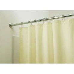 Carnation Home Fashions SC-FAB/78/08 Extra Long 100% Fabric Shower Curtain Liner – Ivory