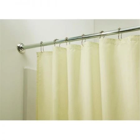 Carnation Home Fashions SC-FAB/78/08 Extra Long 100% Fabric Shower Curtain Liner - Ivory