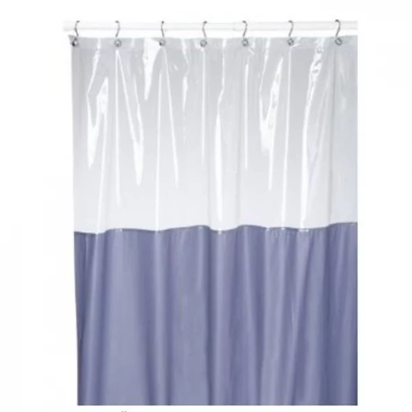 Carnation Home Fashions SCWIN/72/24 70 in. x 72 in. Window Shower Curtain or Liner - Slate Blue 1 Carnation Home Fashions SCWIN/72/24 70 in. x 72 in. Window Shower Curtain or Liner – Slate Blue