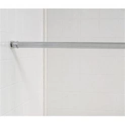 Carnation Home Fashions TSR-03 Chrome Steel Shower Curtain Tension Rod Size 41-76