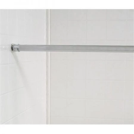 Carnation Home Fashions TSR-03 Chrome Steel Shower Curtain Tension Rod Size 41-76