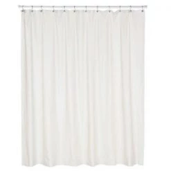 Carnation Home Fashions USC-10/15 72 in. x 72 in. Mildew Resistant 10 Gauge Vinyl Shower Curtain/Shower Curtain Liner – Bone