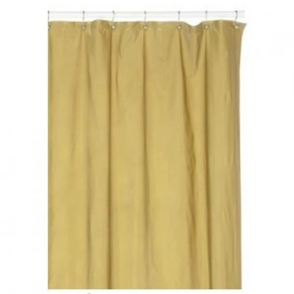 Carnation Home Fashions USC-8/02 72 in. x 72 in. 8 Gauge Hotel Vinyl Shower Curtain Liner - Gold 1 Carnation Home Fashions USC-8/02 72 in. x 72 in. 8 Gauge Hotel Vinyl Shower Curtain Liner – Gold