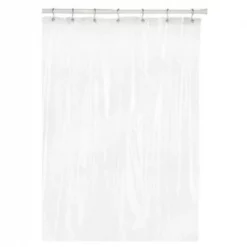 Carnation Home Fashions USC-8/26 72 in. x 72 in. 8 Gauge Hotel Vinyl Shower Curtain Liner - Super Clear