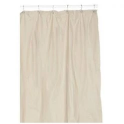Carnation Home Fashions USC-8/44 72 in. x 72 in. 8 Gauge Hotel Vinyl Shower Curtain Liner – Linen