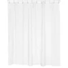 Carnation Home Fashions SCEVA-10-21 Heavy Gauge Peva Shower Curtain Liner; Standard Size - White