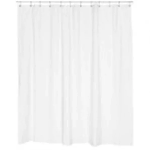 Carnation Home Fashions SCEVA-10-21 Heavy Gauge Peva Shower Curtain Liner; Standard Size – White