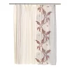 Carnation Home Fashions FSC-CH-13 Chelsea Fabric Shower Curtain in Chocolate