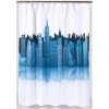 Carnation Home Fashions FSC13-CS Cityscape Fabric Shower Curtain
