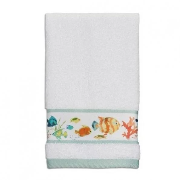 Creative Bath TP1073WMULT Rainbow Fish Wash Cloth