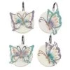 Creative Bath Products Creative Bath GGT83LIL Garden Gate Floral Resin Shower Hooks