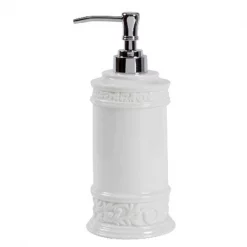 Creative Bath Products Creative Bath CMO59WH Cosmopolitan White Scroll Porcelain Lotion Pump