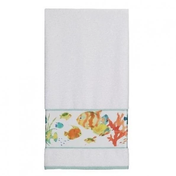 Creative Bath TP1073BMULT Rainbow Fish Printed Bath Towel