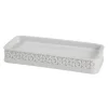 Creative Bath Products Creative Bath CMO26WH Cosmopolitan White Scroll Porcelain Tray
