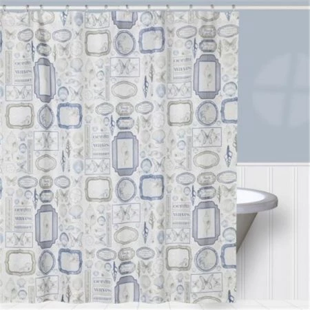 Creative Bath Products Creative Bath S1211MULT SEASIDE SHOWER CURTAIN