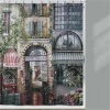 Creative Bath Products Creative Bath S1205MULT RUE DI RIVOLI SHOWER CURTAIN