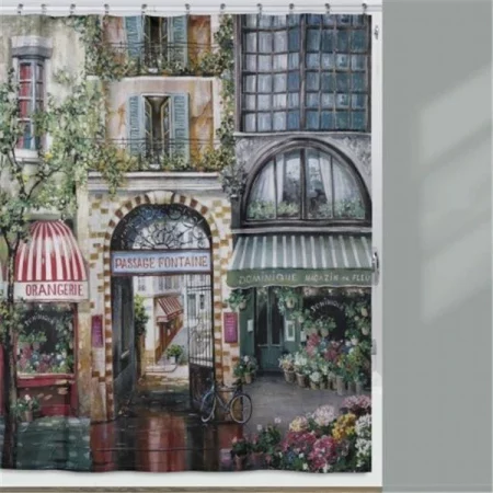 Creative Bath Products Creative Bath S1205MULT RUE DI RIVOLI SHOWER CURTAIN