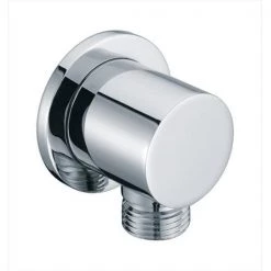 Dawn Kitchen WCTR50100 Shower Wall Mount Supply Round Elbow; Chrome