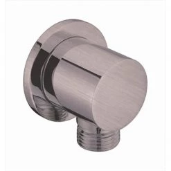 Dawn Kitchen & Bath Products Inc Dawn Kitchen WCTR50400 Shower Wall Mount Supply Round Elbow; Brushed Nickel