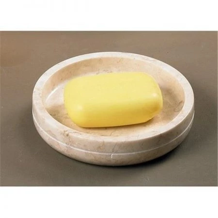 EVCO International 74730 Champagne Marble Notch Soap Dish