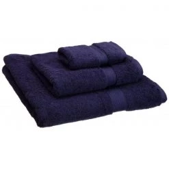 Superior 900GSM Egyptian Cotton 3-Piece Towel Set Navy Blue