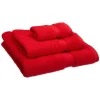 Superior 900GSM Egyptian Cotton 3-Piece Towel Set Red