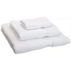 900GSM Egyptian Cotton 3-Piece Towel Set White