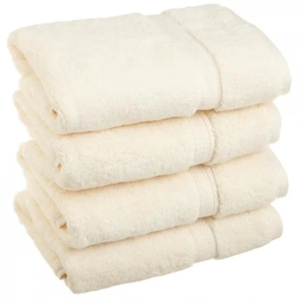 900GSM Egyptian Cotton 4-Piece Hand Towel Set Cream