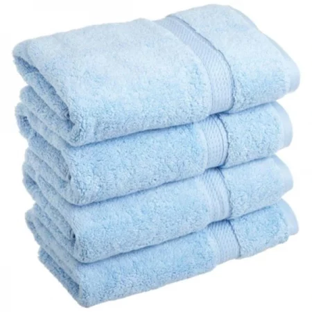 Superior 900GSM Egyptian Cotton 4-Piece Hand Towel Set Light Blue