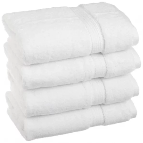 900GSM Egyptian Cotton 4-Piece Hand Towel Set White