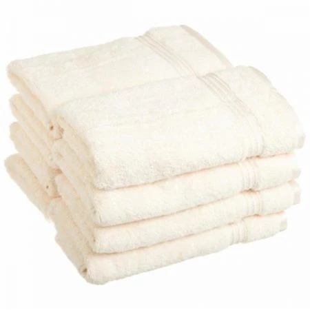 Superior Egyptian Cotton 8-Piece Hand Towel Set Ivory