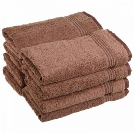 Superior Egyptian Cotton 8-Piece Hand Towel Set Mocha